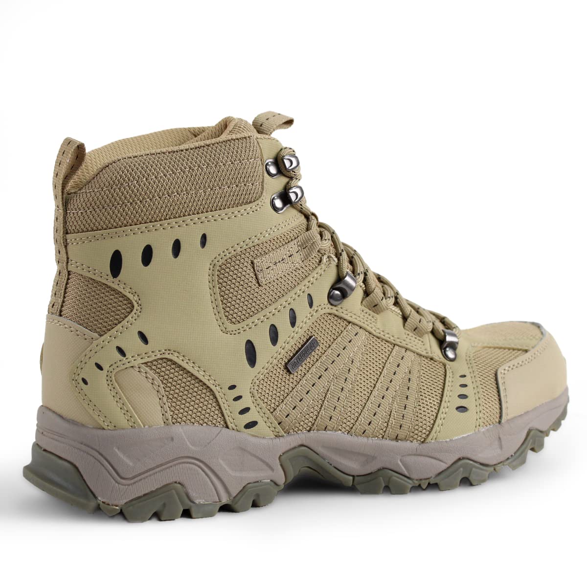 Men's Tactical Boots - Waterproof Lightweight Hiking Boots for Outdoor Work & Desert Adventures | Durable Breathable Work Boots for Hiking, Camping & Construction