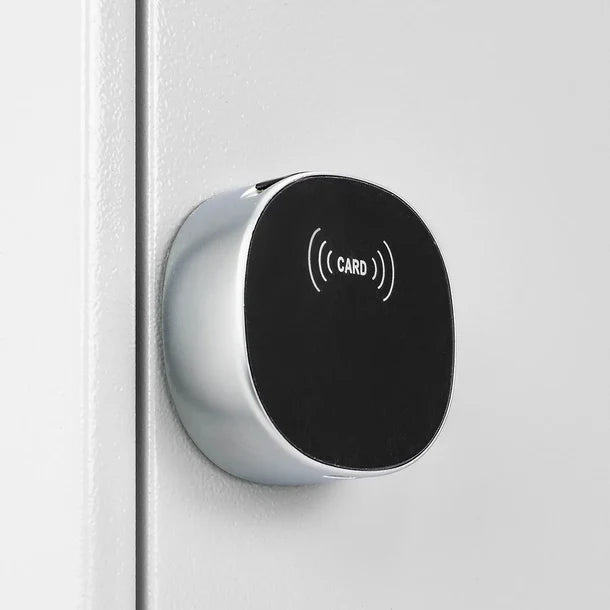 Barska CB13716 200-Key Storage Cabinet with RFID Lock - Secure Key Organizer for Home, Office & Commercial Use | Grey