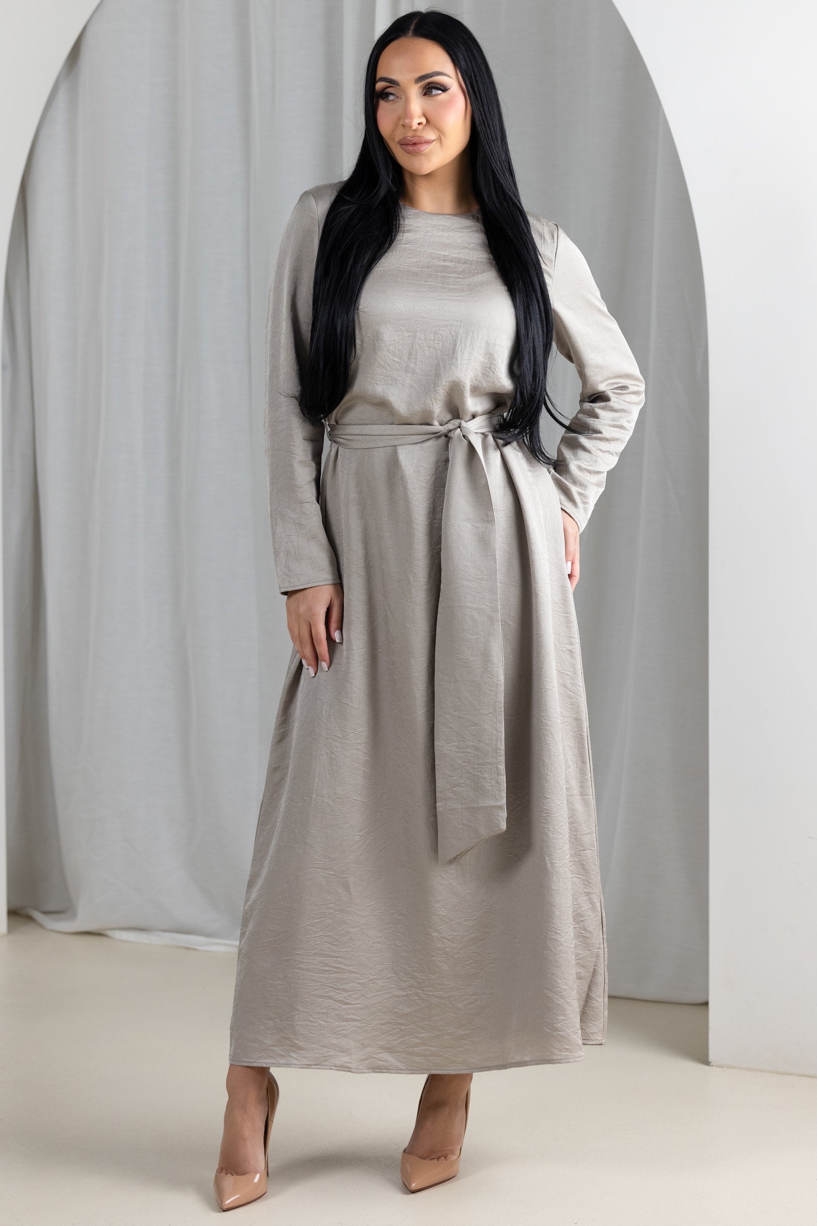 Eminent Vondra Maxi Dress for Women - Flowy Summer Beach Dress with Pockets | Perfect for Vacations, Weddings & Casual Outings