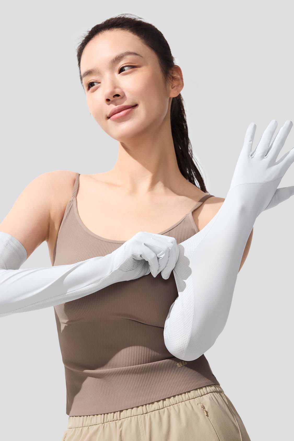 UPF150+ Long Cooling Sun Gloves for Women & Men - UV Protection for Outdoor Activities, Gardening, Driving & Hiking