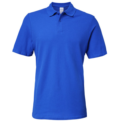 GD017 Softstyle Adult Double Piqué Polo Shirt - Comfortable & Breathable Men's Casual Golf Shirt for Work, Sports & Everyday Wear