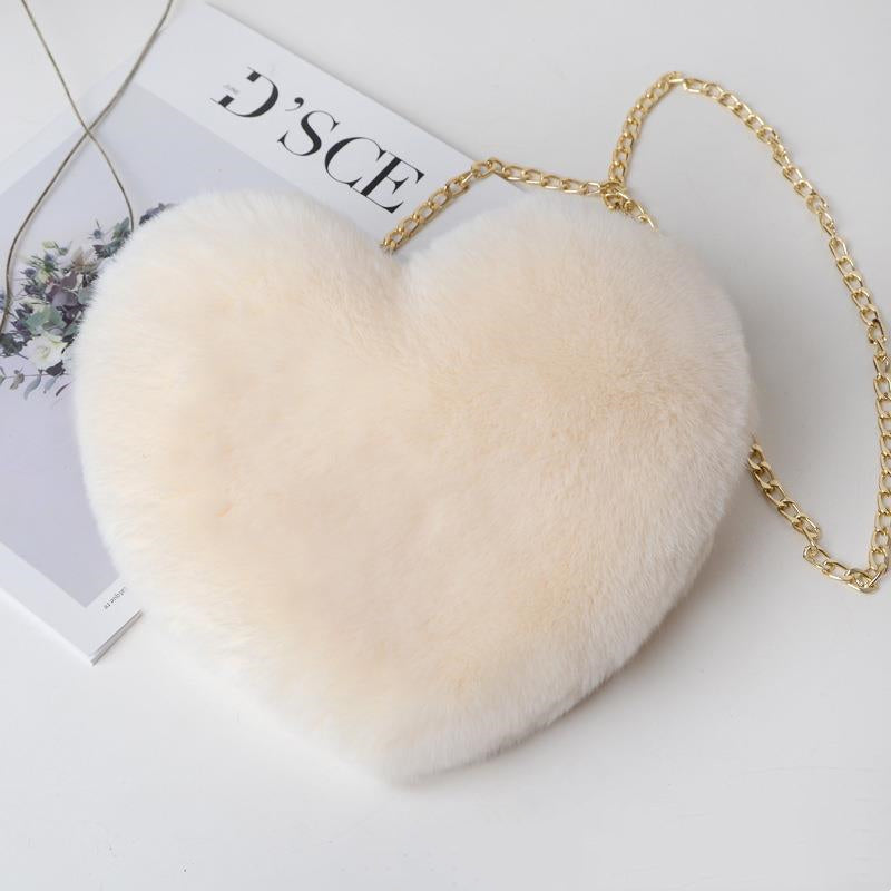 Stylish Plush Chain Shoulder Bags for Women - Elegant Valentine's Day Party Purse | Perfect for Date Nights, Weddings & Special Occasions