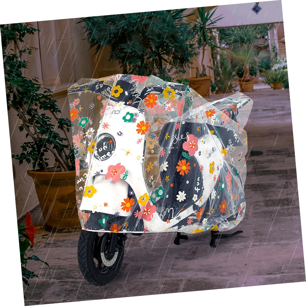 FOYTOKI Waterproof Bike Cover for Motorcycle, Mountain Bike, Tailgate - All Weather Protection for Outdoor Storage & Travel