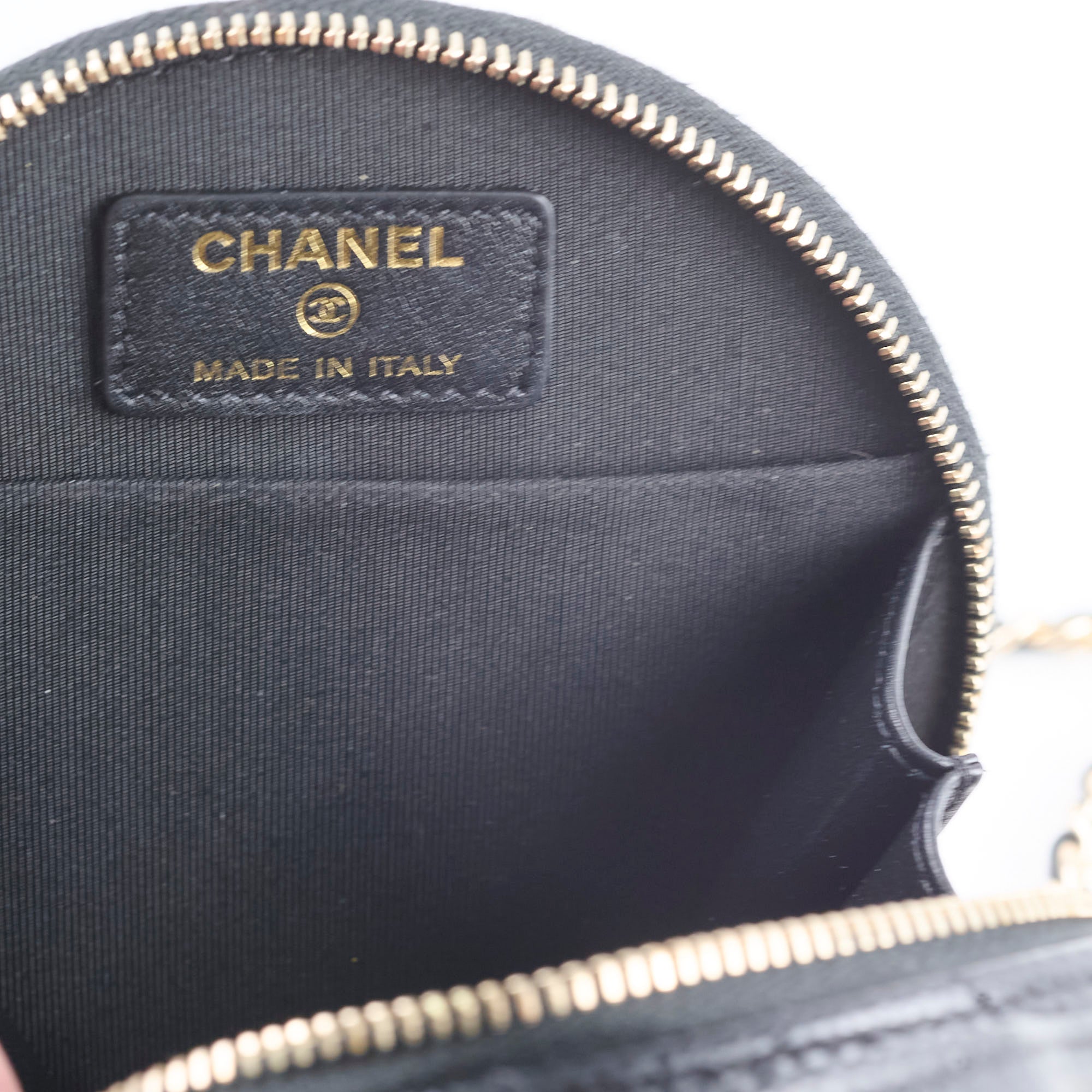 Chanel Black Caviar Round Top Handle Crossbody Vanity Bag - Luxury Designer Handbag for Women, Perfect for Evening Out & Special Occasions