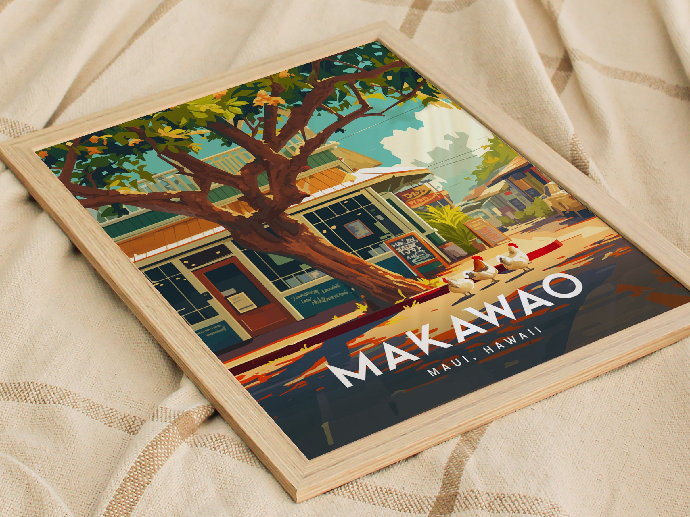 Makawao, Maui, Hawaii - Authentic Hawaiian Souvenirs & Gifts for Travelers & Island Lovers | Perfect for Home Decor, Vacation Memories & Hawaiian-Themed Parties