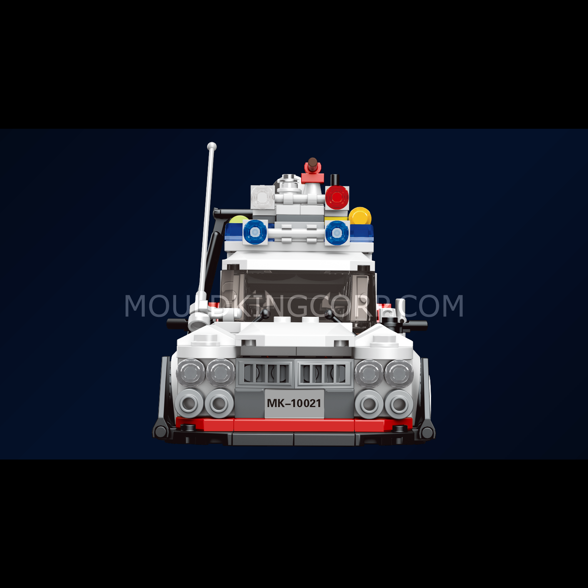 Mould King 10021S Ghost Bus Model Building Set - 636 PCS Bricks, Haunted Bus Toy for Kids & Adults, Perfect for Halloween Decor & Collectors - Creative Building Blocks for Home Display & Gift Giving