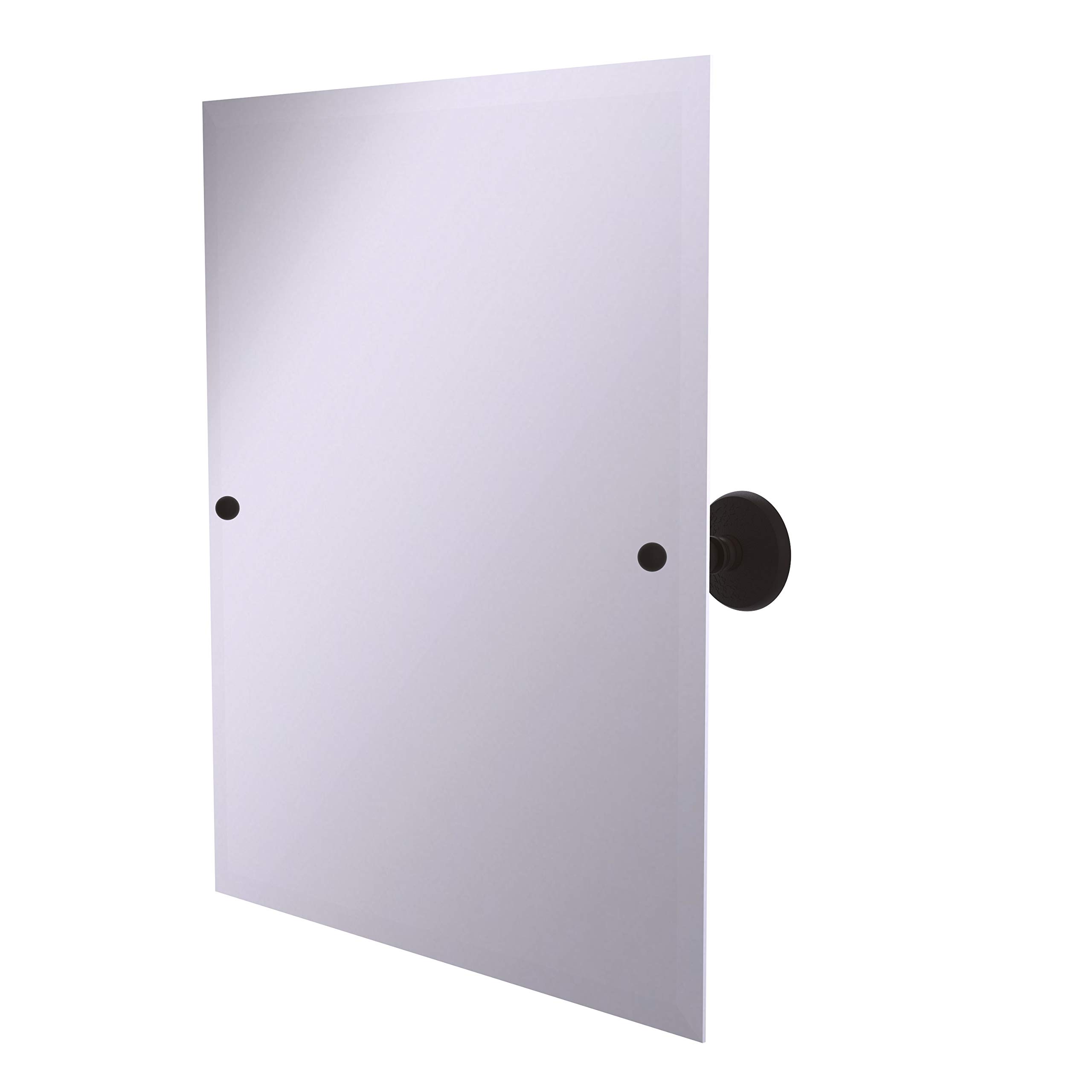 Allied Brass PMC-92 Frameless Rectangular Tilt Beveled Edge Wall Mirror in Oil Rubbed Bronze - Perfect for Bathroom Vanity, Bedroom Decor & Entryway Elegance