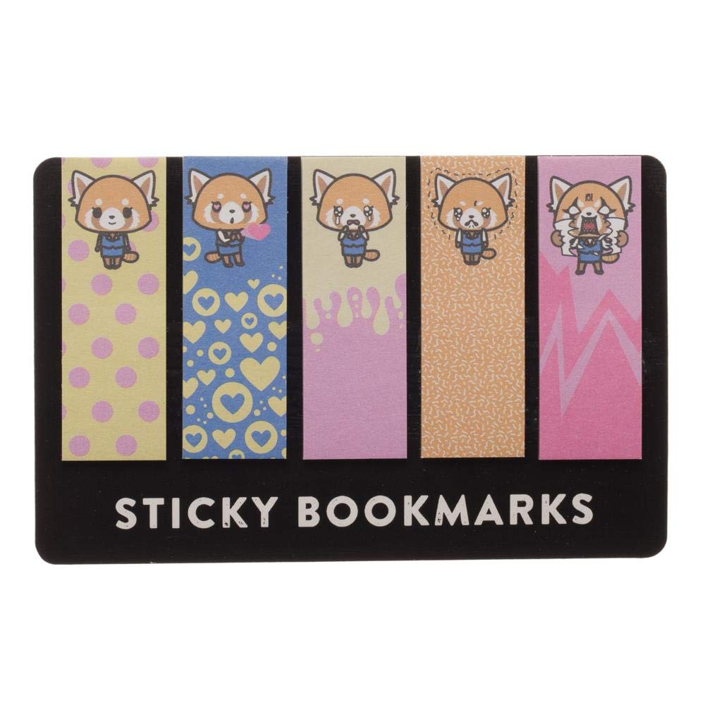 Aggretsuko Anime Stationery Set - Cute Sanrio Notebook, Pens & Stickers for Office, School & Gift Giving - Perfect for Fans & Collectors