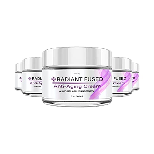 Radiant Fused Anti-Aging Serum Cream - 5 Bottles Set for Youthful Skin | Brightening & Hydrating Face Treatment for Day & Night Use