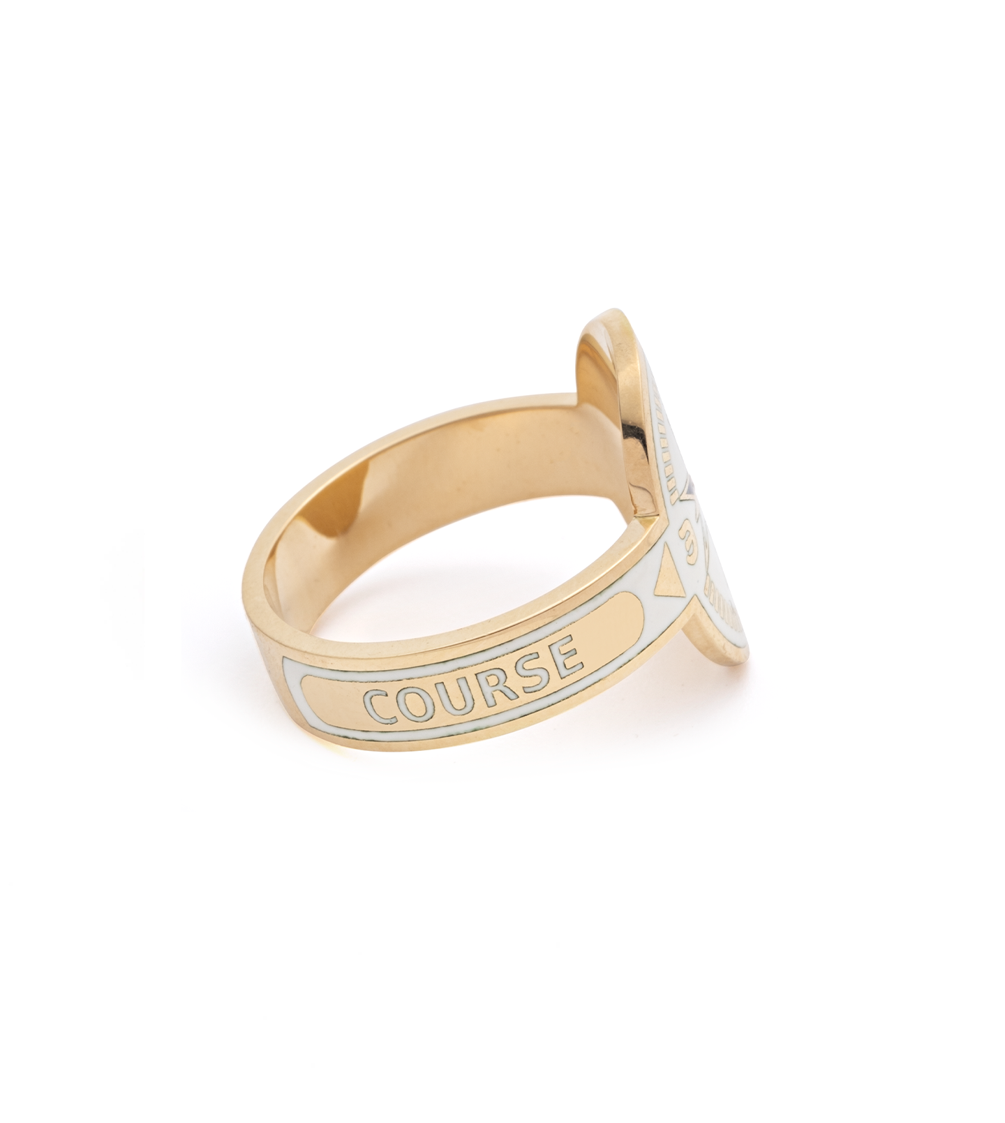 Premium Cream Internal Compass Cigar Band - Authentic Cigar Accessory for Collectors & Aficionados | Perfect for Cigar Wrapping, Branding & Gifting