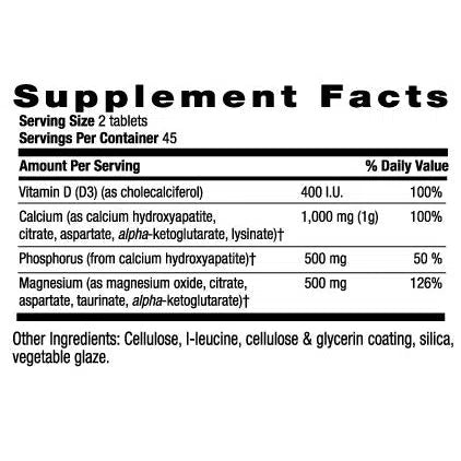 Country Life Target-Mins Calcium Magnesium with Vitamin D3 Supplement - Supports Bone Health, Muscle Function & Immune System - Ideal for Adults & Seniors
