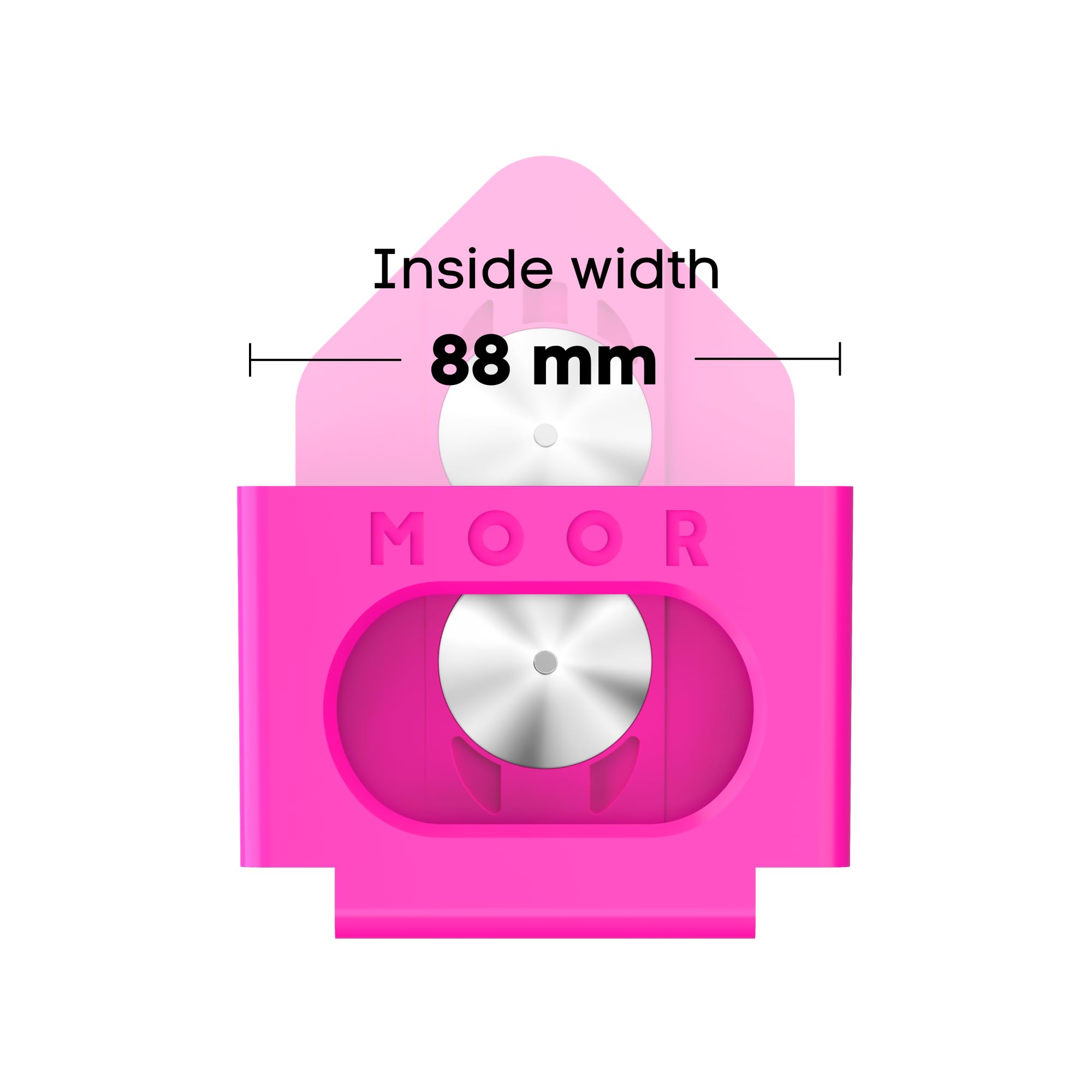 Spotter™ Magnetic Universal Gym Phone Mount - Secure Workout Phone Holder for iPhone & Android (Hot Pink) | Perfect for Treadmill, Elliptical & Weight Training