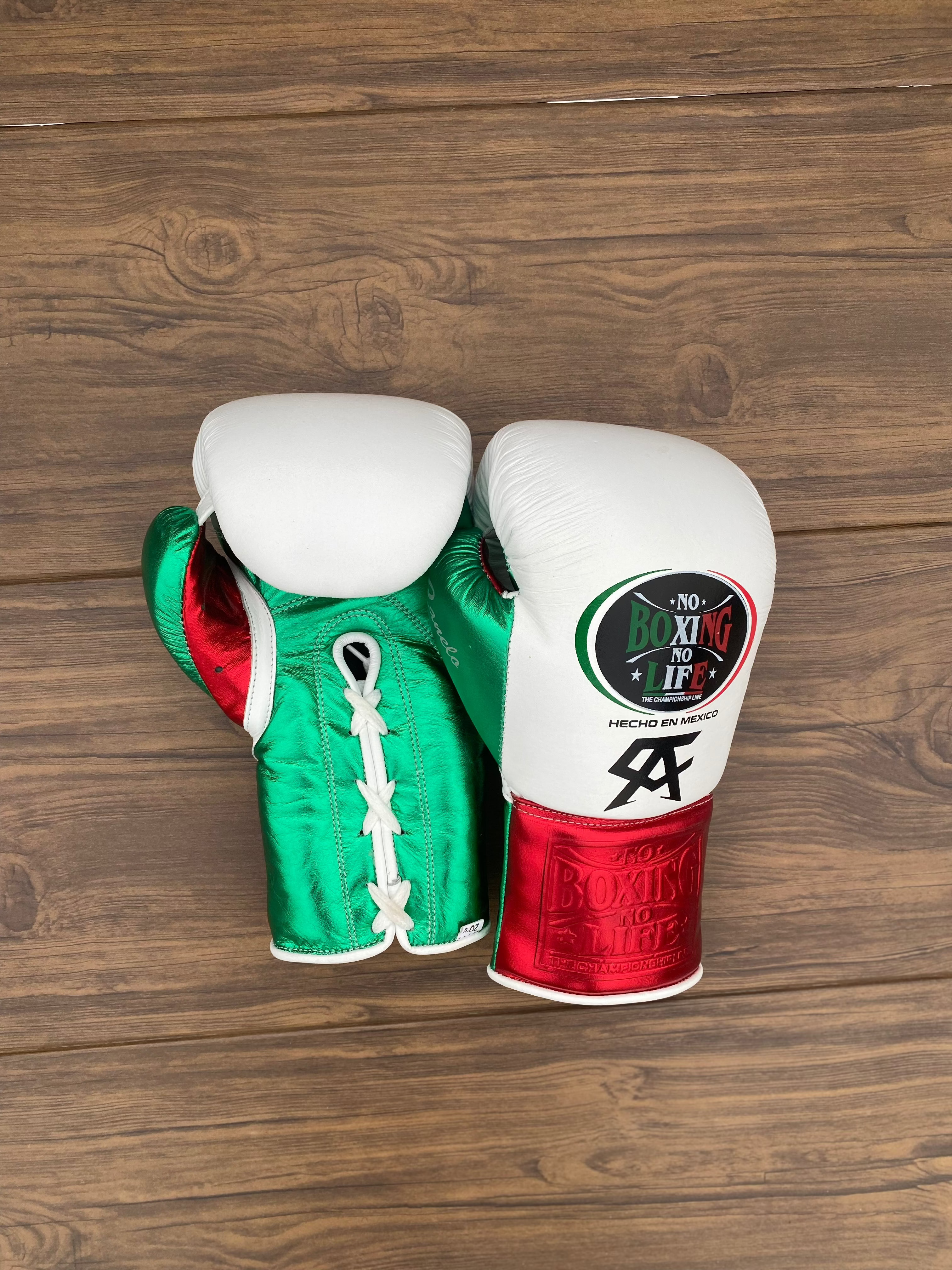 NBNL Premium Leather Boxing Gloves for Training & Sparring - No Boxing No Life - Durable MMA, Kickboxing & Fitness Workout Gloves