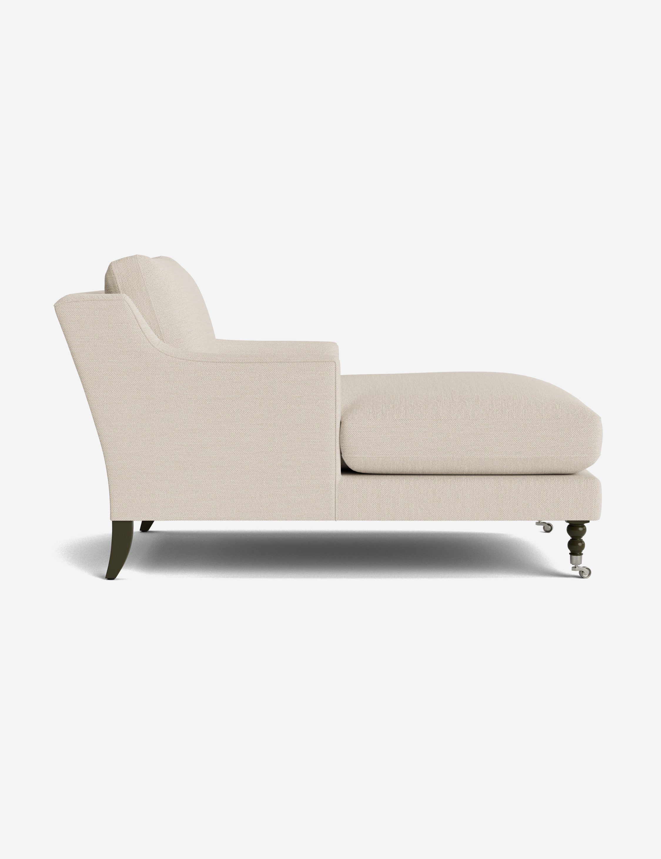 Fabienne Chaise Lounge Chair - Modern Accent Chair for Living Room, Bedroom & Office - Stylish Mid-Century Design with Upholstered Seat & Wooden Legs - Perfect for Relaxing, Reading & Decor