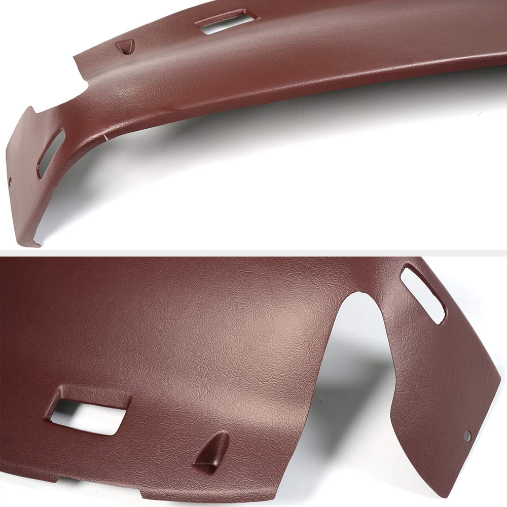PIT66 Dash Cover for 1994-1997 Dodge Ram 1500/2500/3500 Trucks - Red Dashboard Protector | UV Protection & Anti-Slip Design for Interior Customization & Heat Resistance