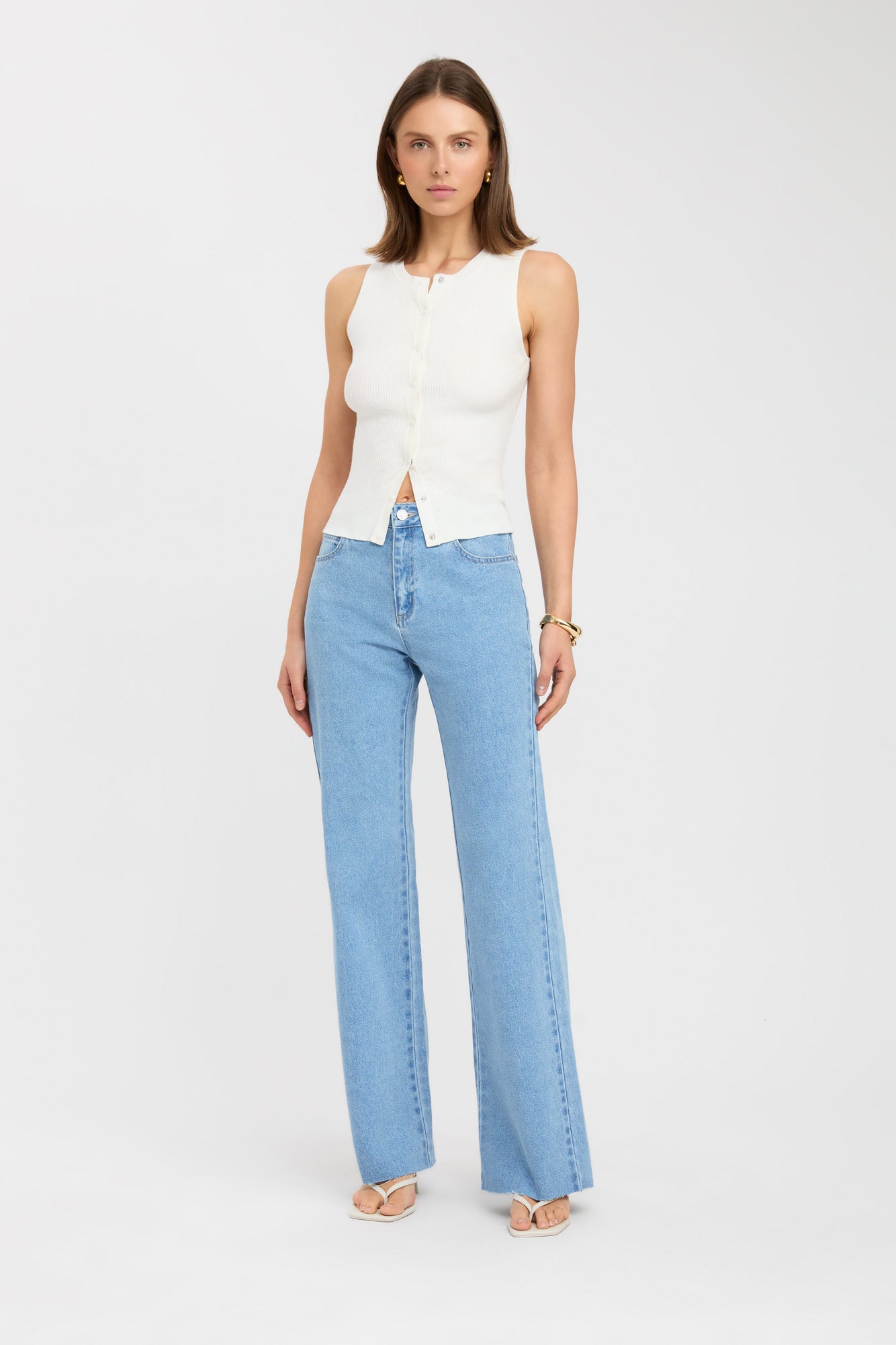 Ezra Jean Harbour Blue - High-Quality Women's Jeans for Casual Wear, Work & Everyday Outfits | Comfortable & Stylish Denim Pants for Women