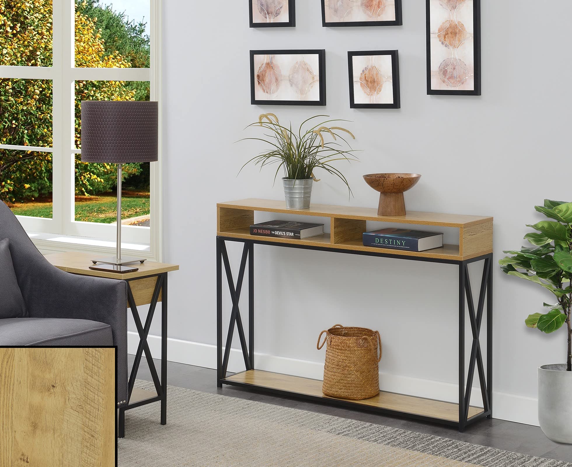 Convenience Concepts Tucson Deluxe 2-Tier Console Table 47.25