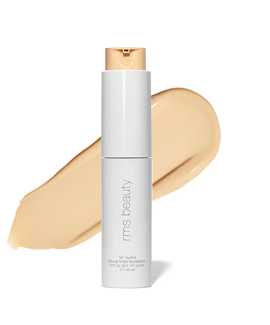 ReEvolve Natural Finish Foundation - Vegan, Cruelty-Free & Lightweight for Flawless Coverage | Perfect for Daily Wear & Special Occasions