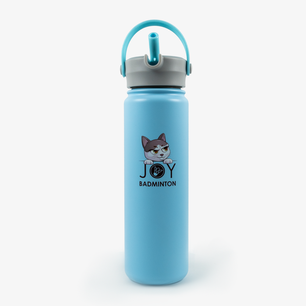 Joy Sports Water Bottle - BPA Free, Leak Proof, 24oz Insulated Stainless Steel Bottle for Gym, Running, Hiking & Outdoor Activities