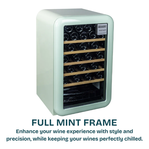Chateau CW P461 46 Bottle Wine Cooler Refrigerator - Dual Zone Wine Fridge for Red & White Wine Storage - Perfect for Home Bars, Restaurants, and Wine Cellars
