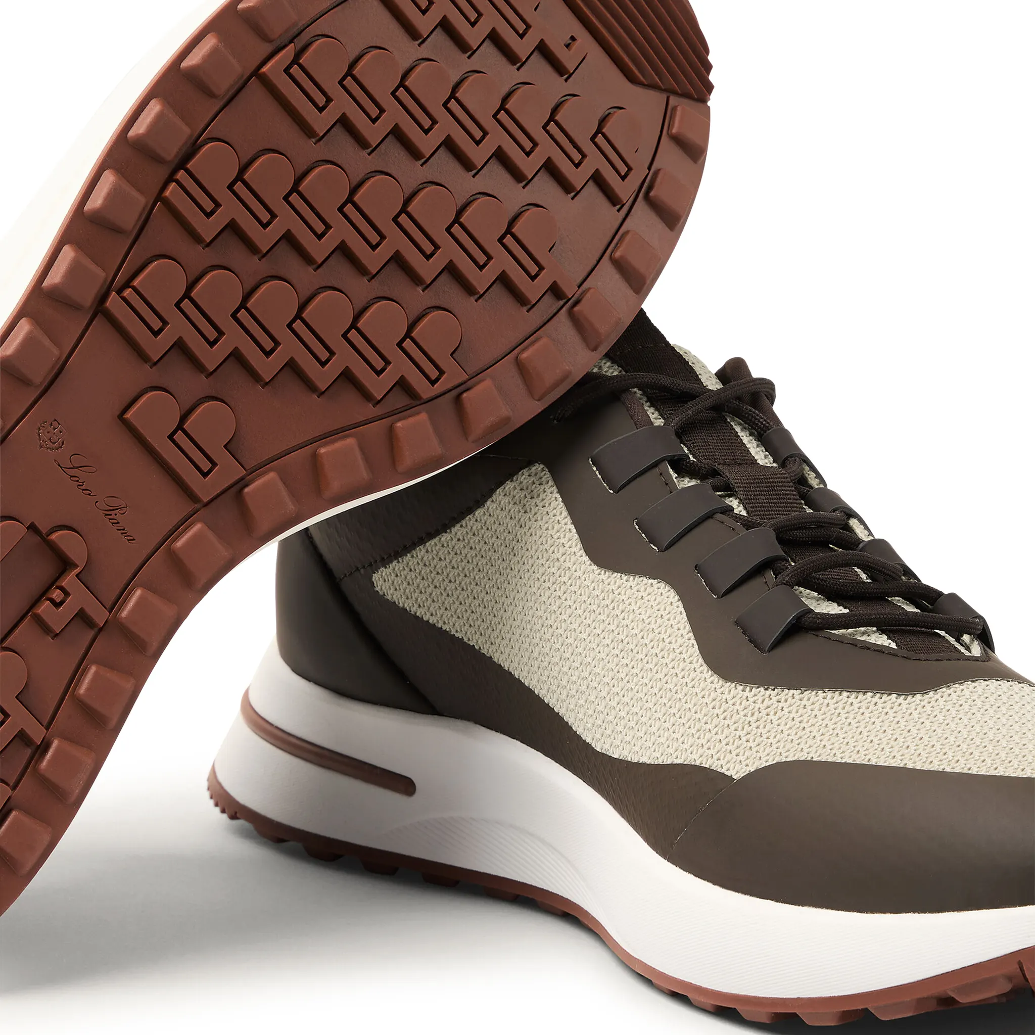Loro Piana Week End Walk Desert Light Sneakers - Men's Luxury Casual Shoes for Walking & Travel | Perfect for Weekend Outings & City Strolls