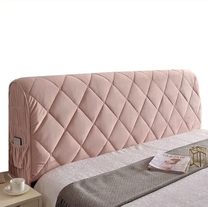 Nordic Style Elastic Headboard Cover - Dustproof Universal Slipcover for Single/Double Beds, Grey Modern Bed Head Protector for Bedroom Decor | Perfect for Home, Hotel & Airbnb Use