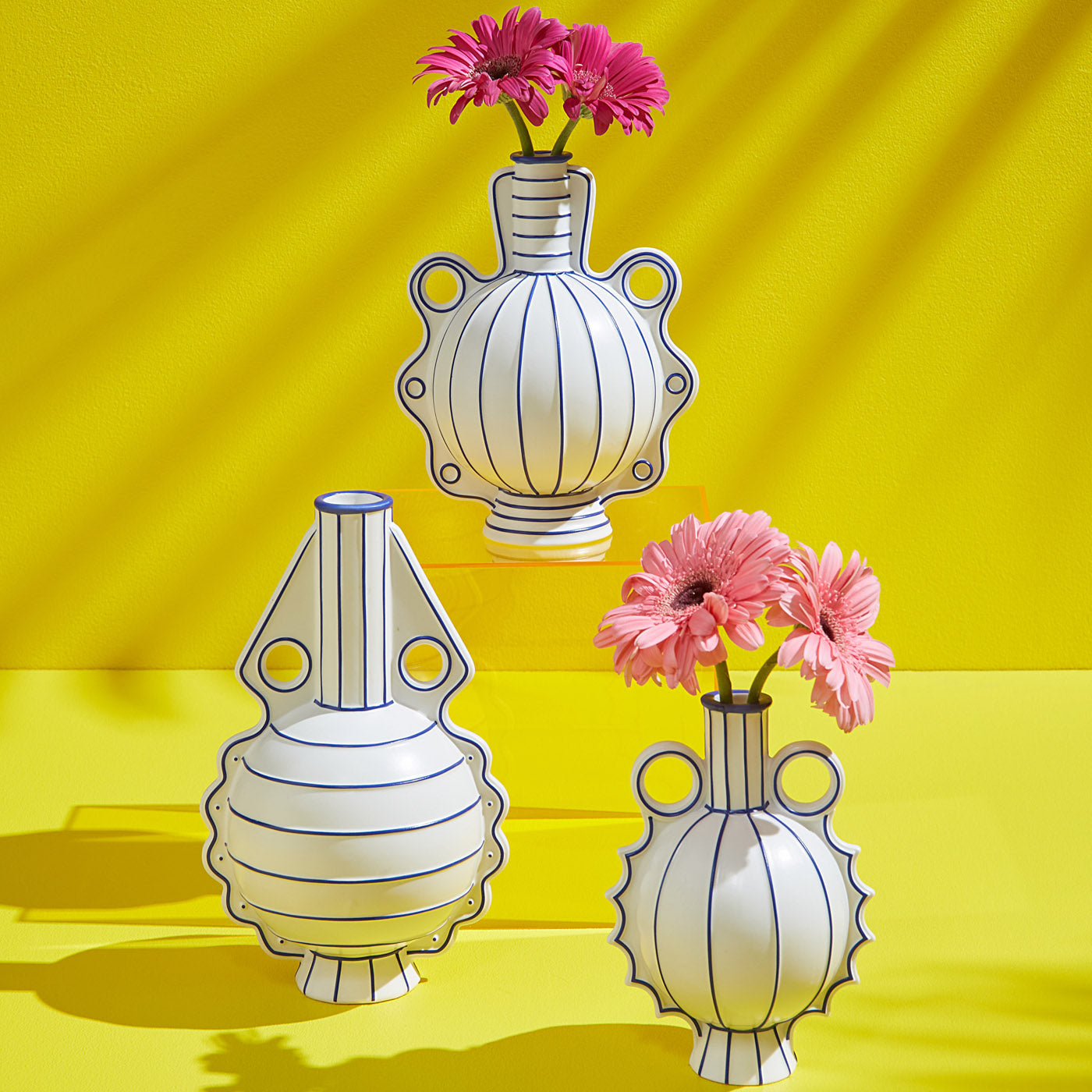 Venezia Small Vase - Elegant Ceramic Flower Vase for Home Decor, Wedding Centerpieces & Tabletop Display