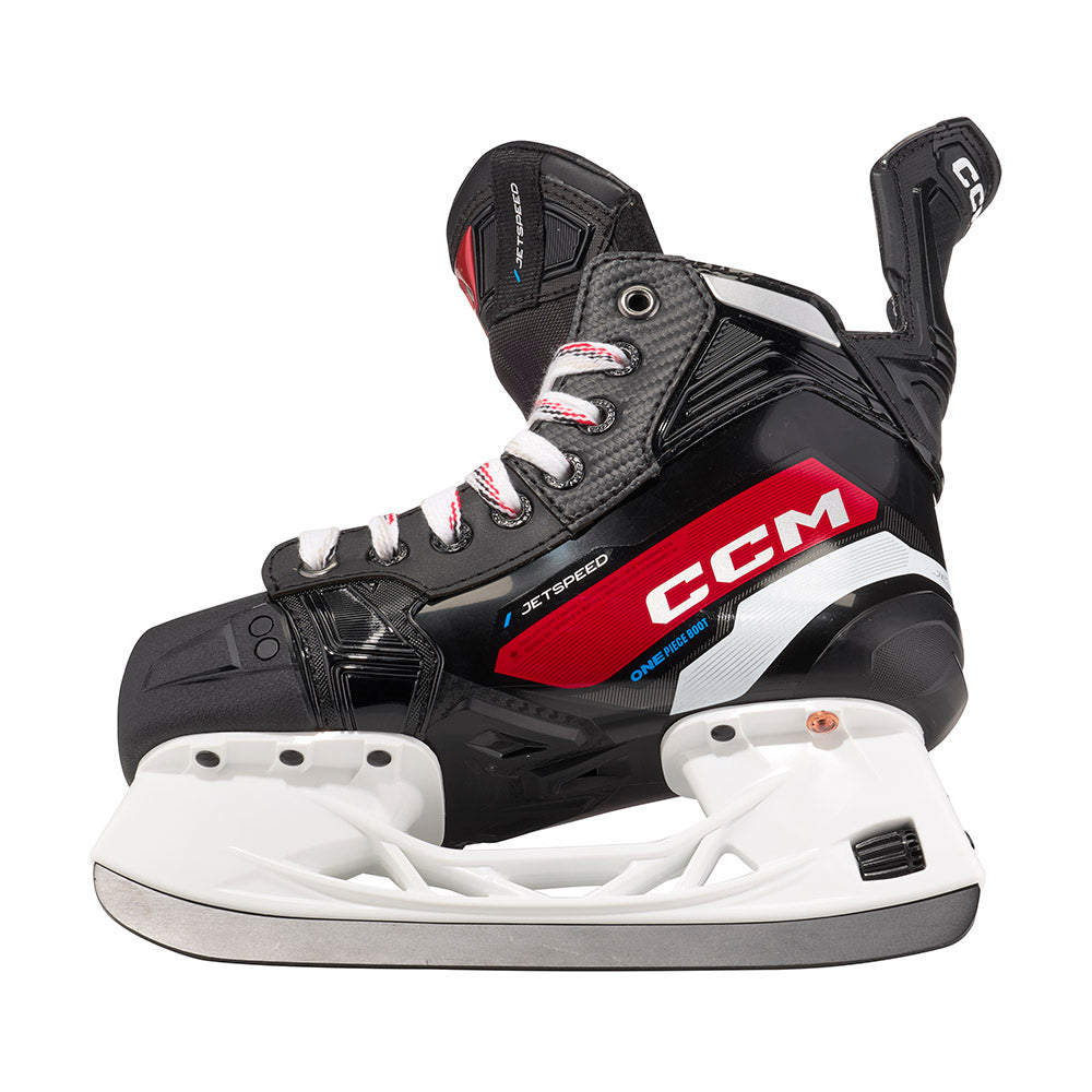 CCM Jetspeed Vibe 2023 Junior Ice Hockey Skates - Lightweight Performance Skates for Youth Hockey Players - Perfect for Practice, Games & Training Sessions