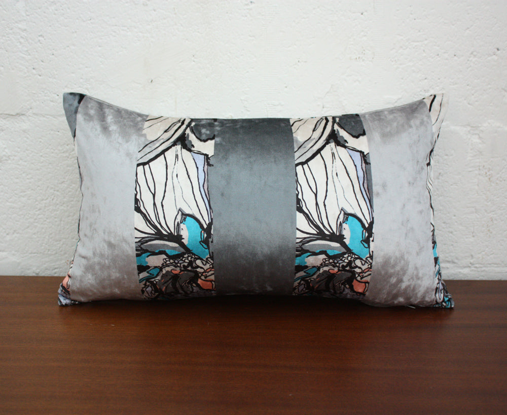 Luxury Gray Velvet Pillow - Soft & Stylish Decorative Throw Pillow for Sofa, Bed, Couch - Perfect for Living Room, Bedroom & Home Decor
