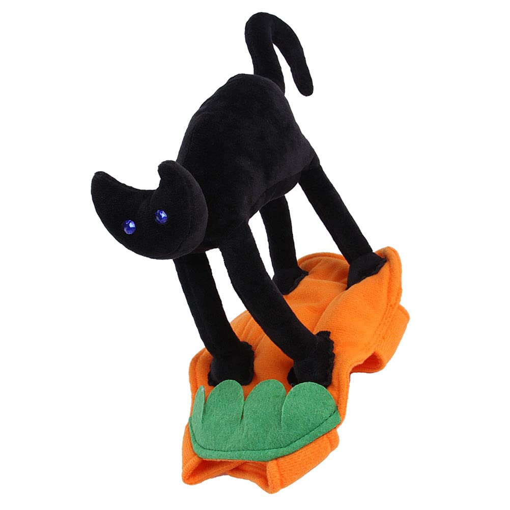 1PC Cute Pet Costume for Cats & Small Dogs - Halloween Hoodie Puppy Kit with Soft Cotton Filling - Perfect for Halloween Parties, Pet Parades & Photo Shoots