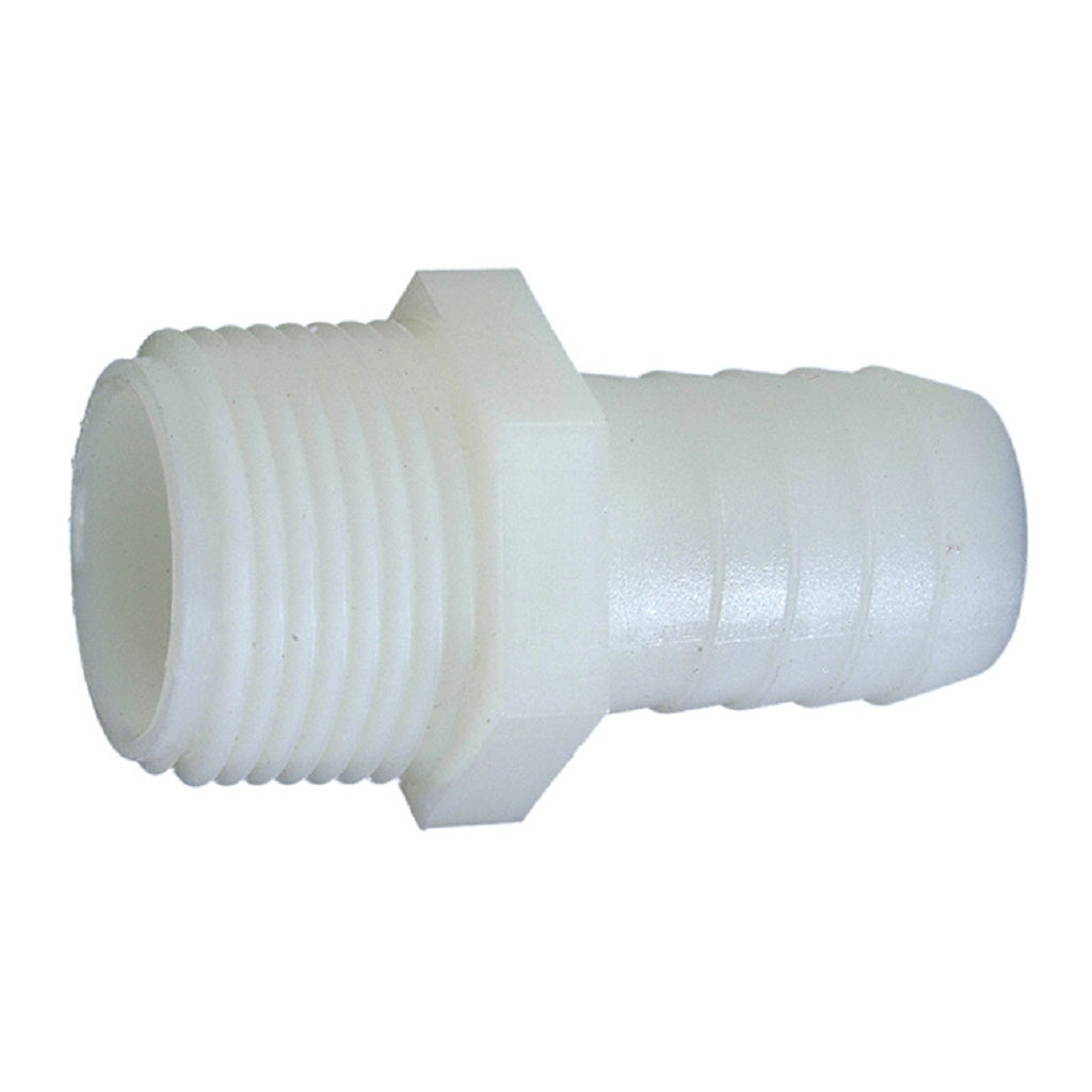 Male NPT Thread x Hose Barb Nylon Adapter - High-Quality Brass Fitting for Air, Water & Fuel Lines - Perfect for Plumbing, Automotive & Industrial Applications