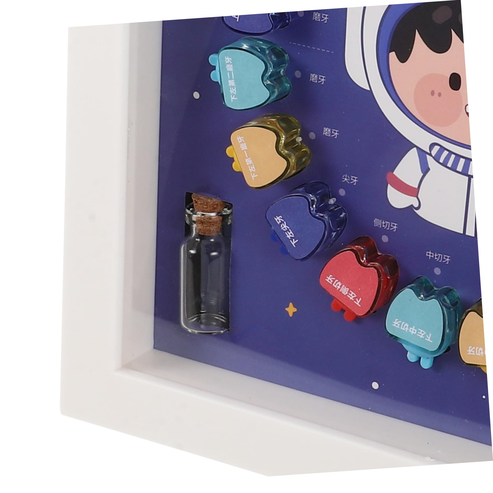 iFundom Kids Tooth Keepsake Box - Durable Plastic Tooth Organizer for Baby Teeth Storage | Perfect for First Lost Tooth, Tooth Fairy Gifts & Childhood Memories