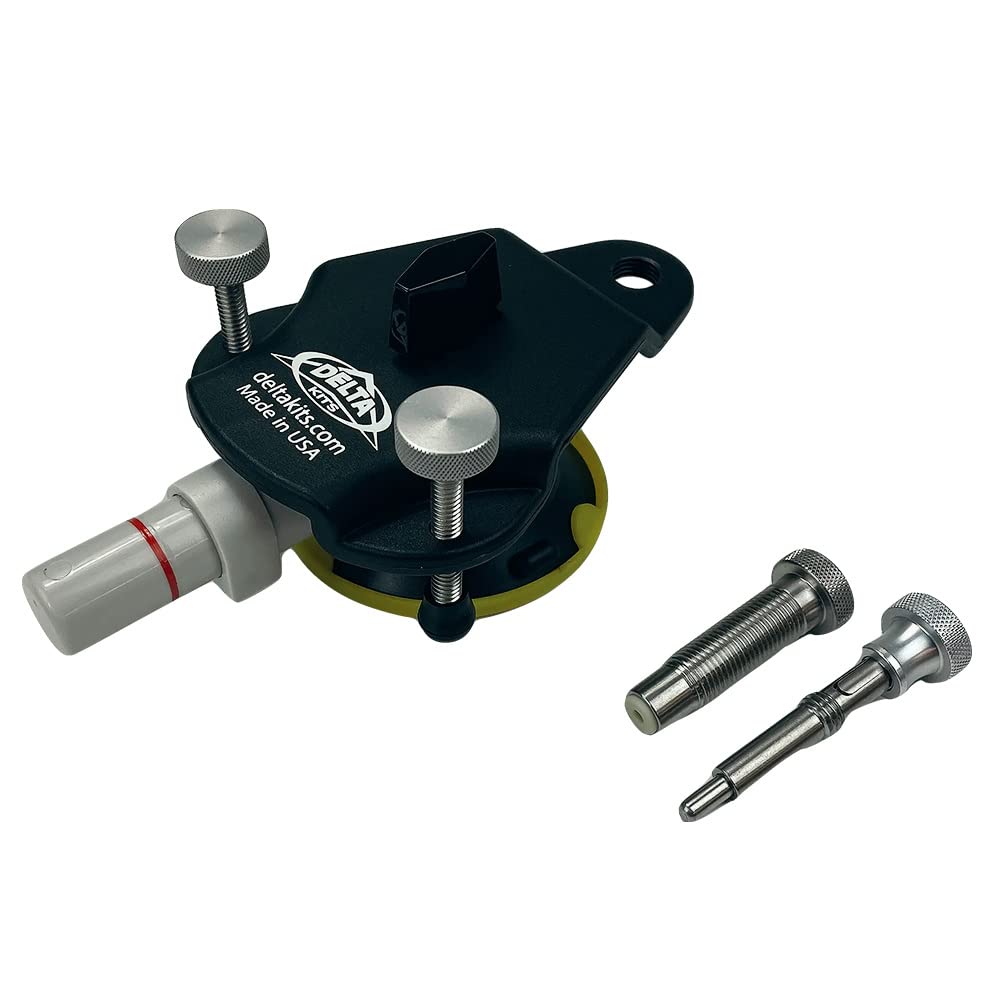 Professional Windshield Repair Kit - 3-Point Vacuum Pump Bridge with Spring Resin Injector for Auto Glass Rock Chip & Crack Repair - Perfect for DIY Car Windshield Fix at Home or On the Go