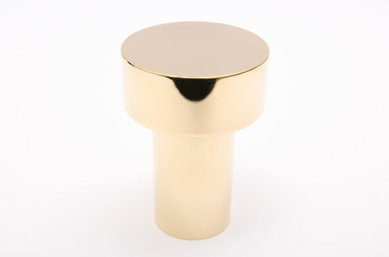Modern Dot Round Wall Hook in Polished Brass - Stylish Home Decor for Hanging Coats, Hats & Keys | Perfect for Entryway, Bedroom & Bathroom Organization