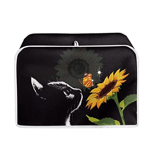 Cat Sunflowers