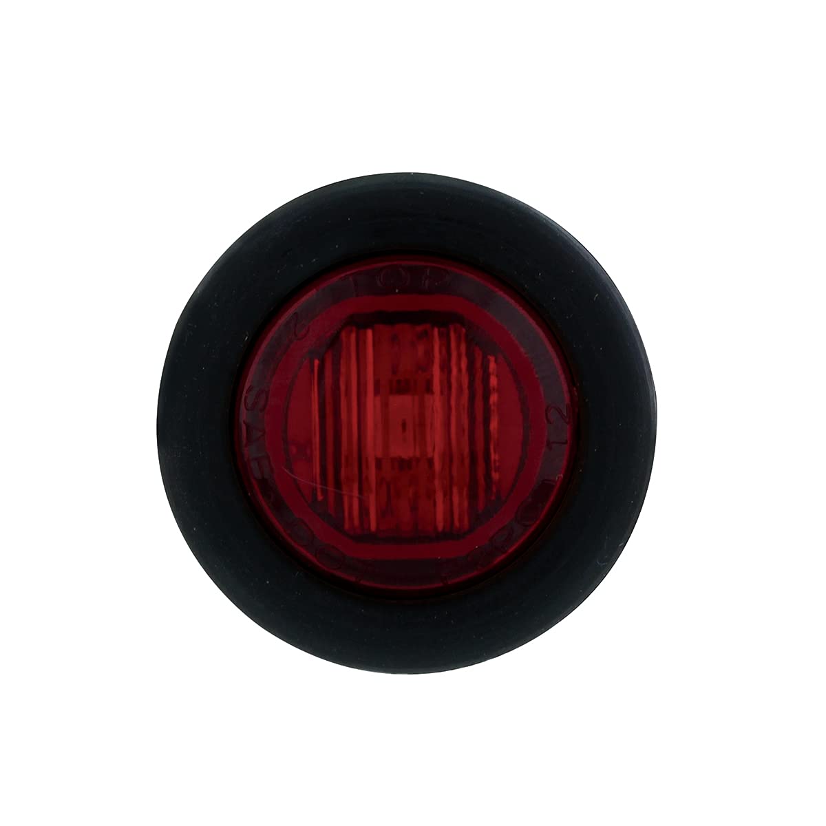 United Pacific 1 SMD LED Mini Clearance Marker Light with Rubber Grommet - Red LED & Red Lens, 3/4 Inch, 36844 - Perfect for Trucks, Trailers, and Off-Road Vehicles