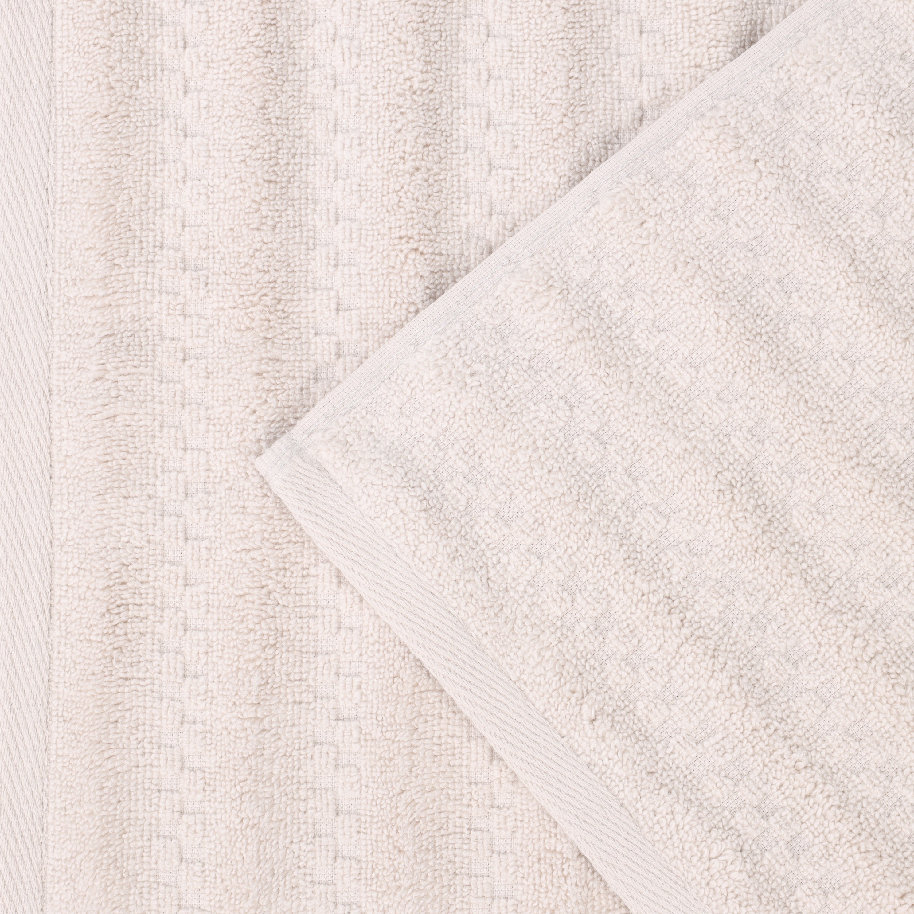 Zuma Zero Twist Cotton Medium Weight Soft Absorbent 6-Piece Bath Towel Set - Premium Luxury Towels for Spa, Bathroom & Beach Use