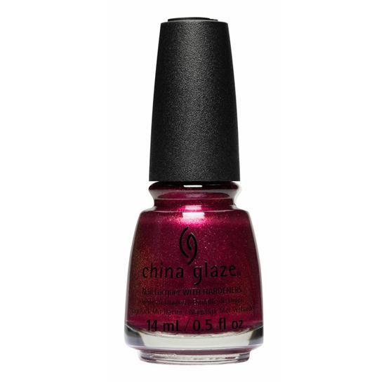 China Glaze Ruby Riches Nail Polish #85100 - 0.5 oz Long-Lasting Glossy Finish for Professional Salon & Home Manicure