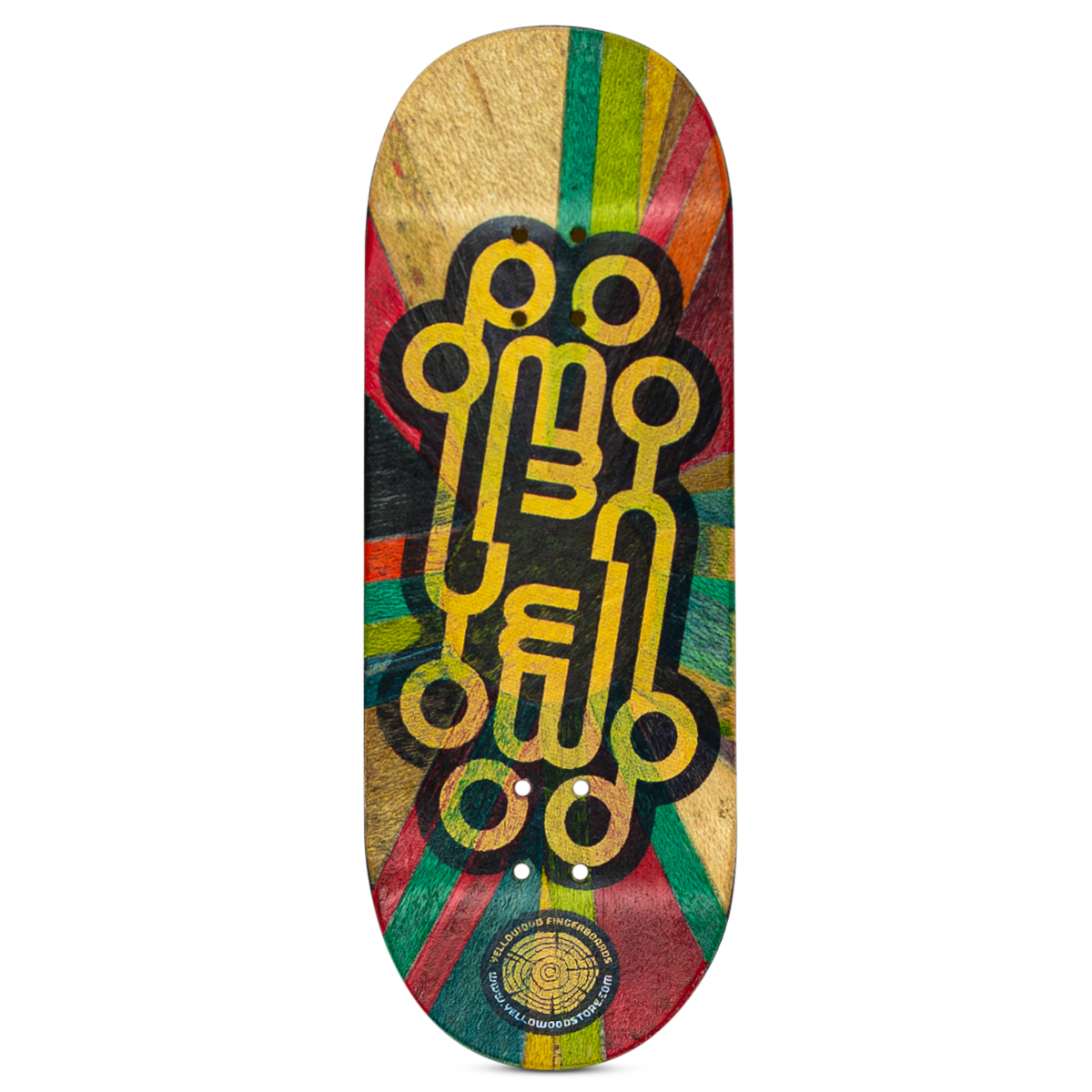 Yellowood Split Plies Skateboard Deck - Premium 7-Ply Maple Wood for Smooth Rides - Perfect for Street Skating, Tricks & Park Riding