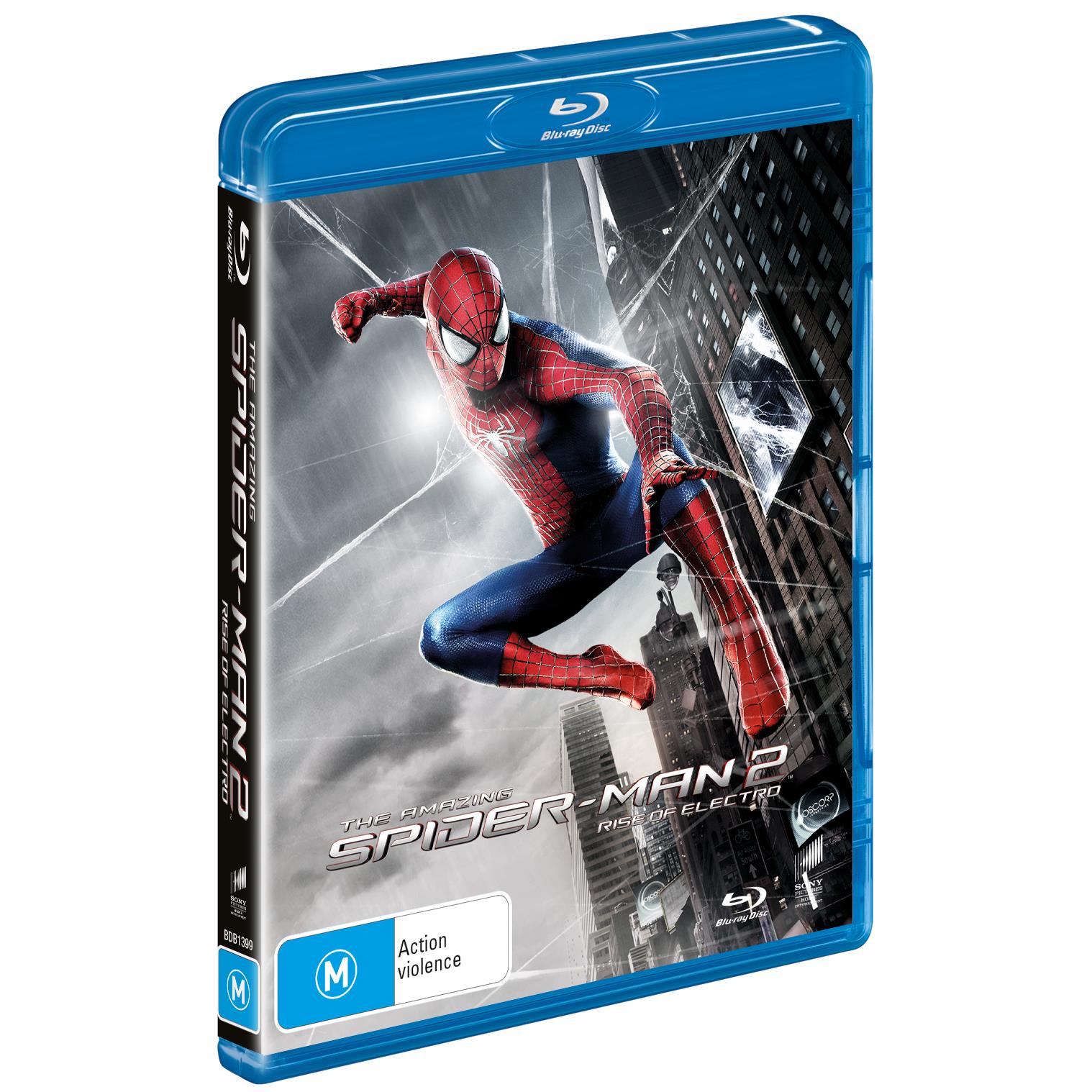 The Amazing Spider-Man 2: Rise of Electro - Superhero Action Movie DVD - Perfect for Marvel Fans & Movie Nights