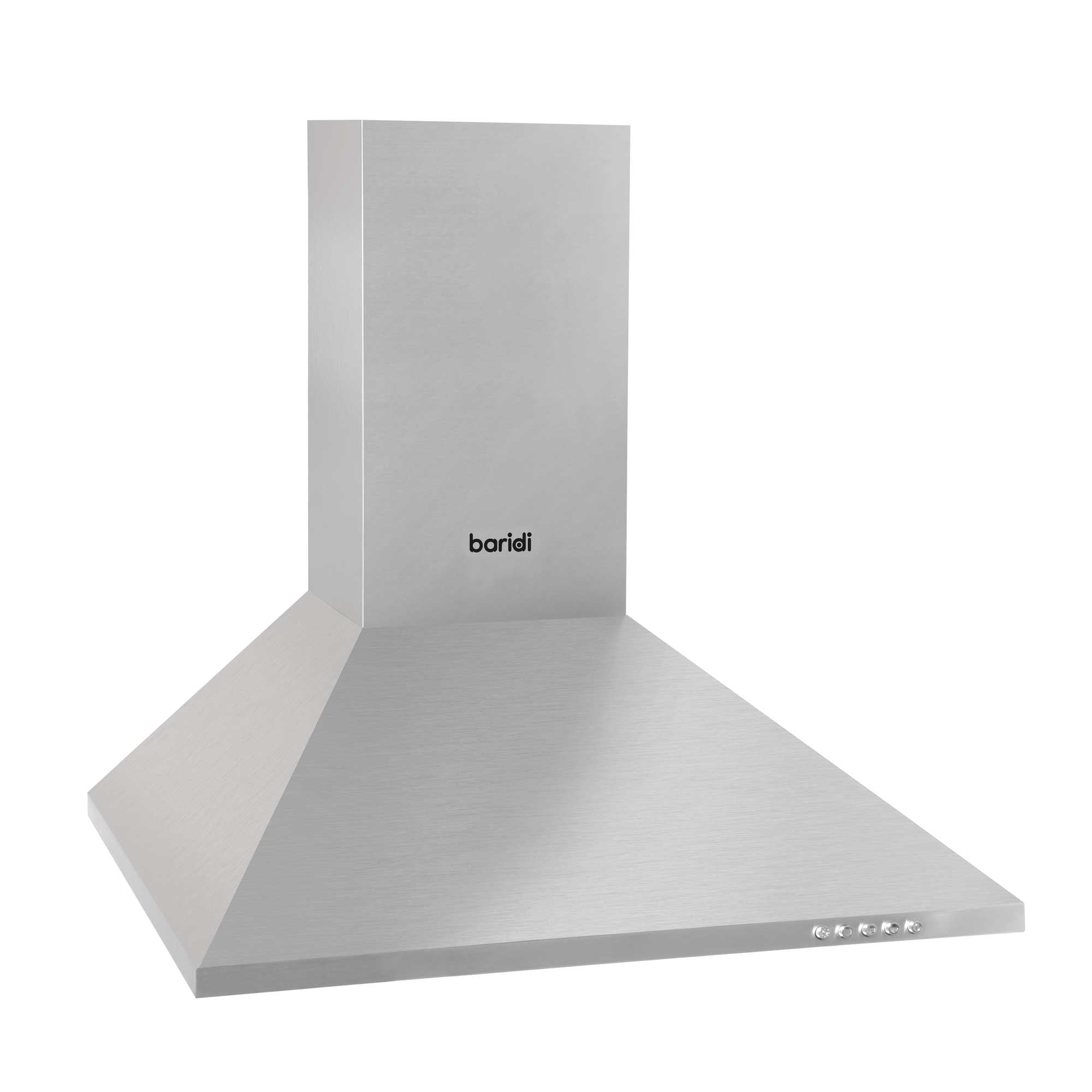 Baridi 4-Zone Ceramic Hob with 5-Function Fan Assisted Oven & Chimney Style Cooker Hood Bundle DH185 - Perfect for Modern Kitchens & Home Cooking