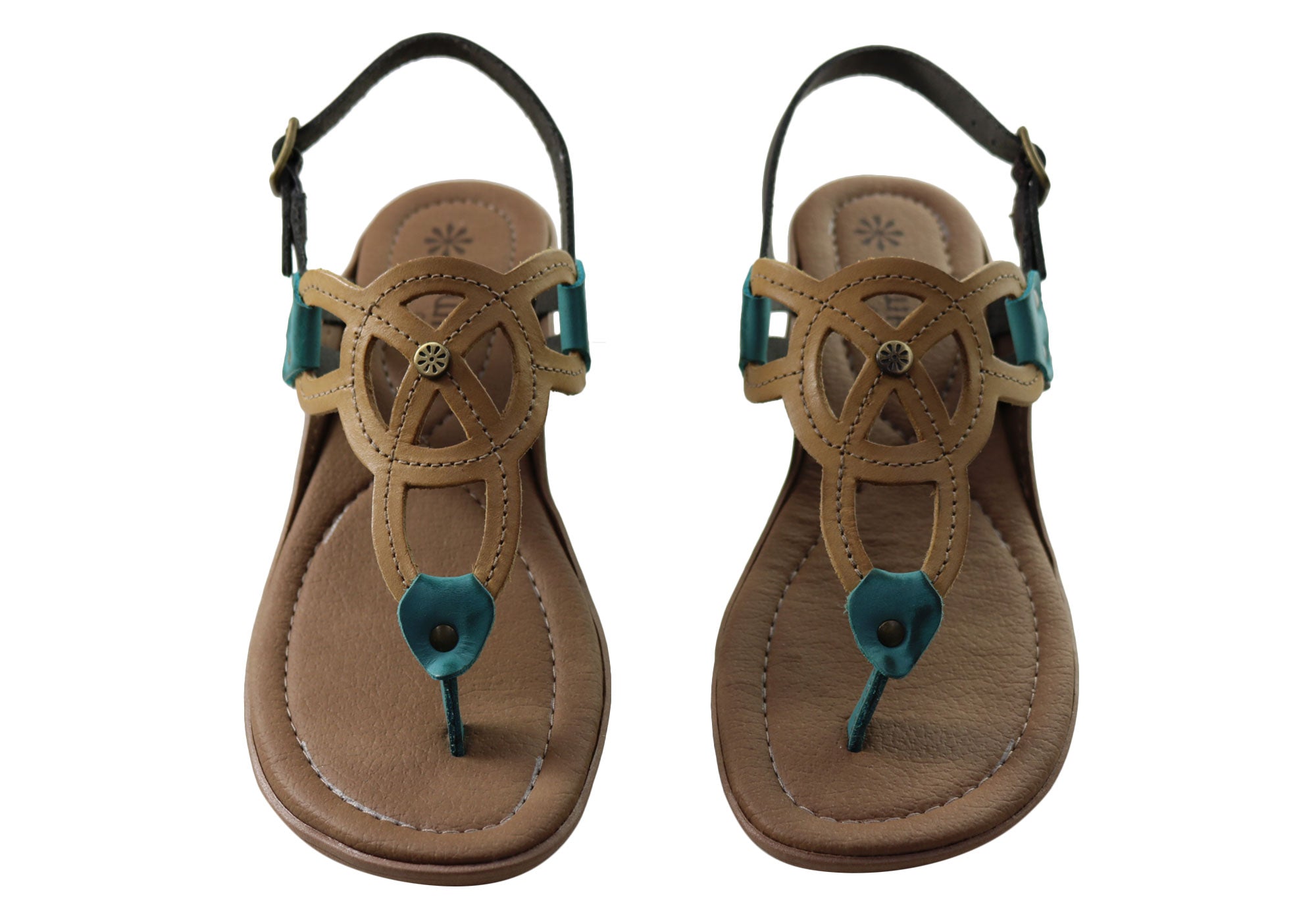 Ellis Women's Comfortable Leather Sandals - Handmade in Brazil - Casual Summer Walking Shoes for Beach, Travel & Everyday Wear