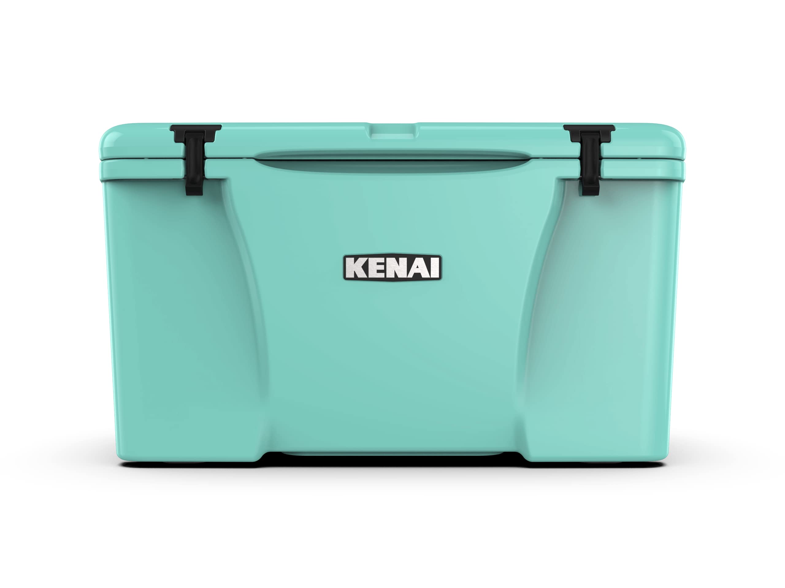 KENAI 65 Quart Rotomolded Cooler - Heavy Duty Insulated Ice Chest for Camping, Fishing, Hunting & Outdoor Adventures | Lifetime Warranty | Made in USA | Perfect for Beach, Boat, Tailgating & Road Trips