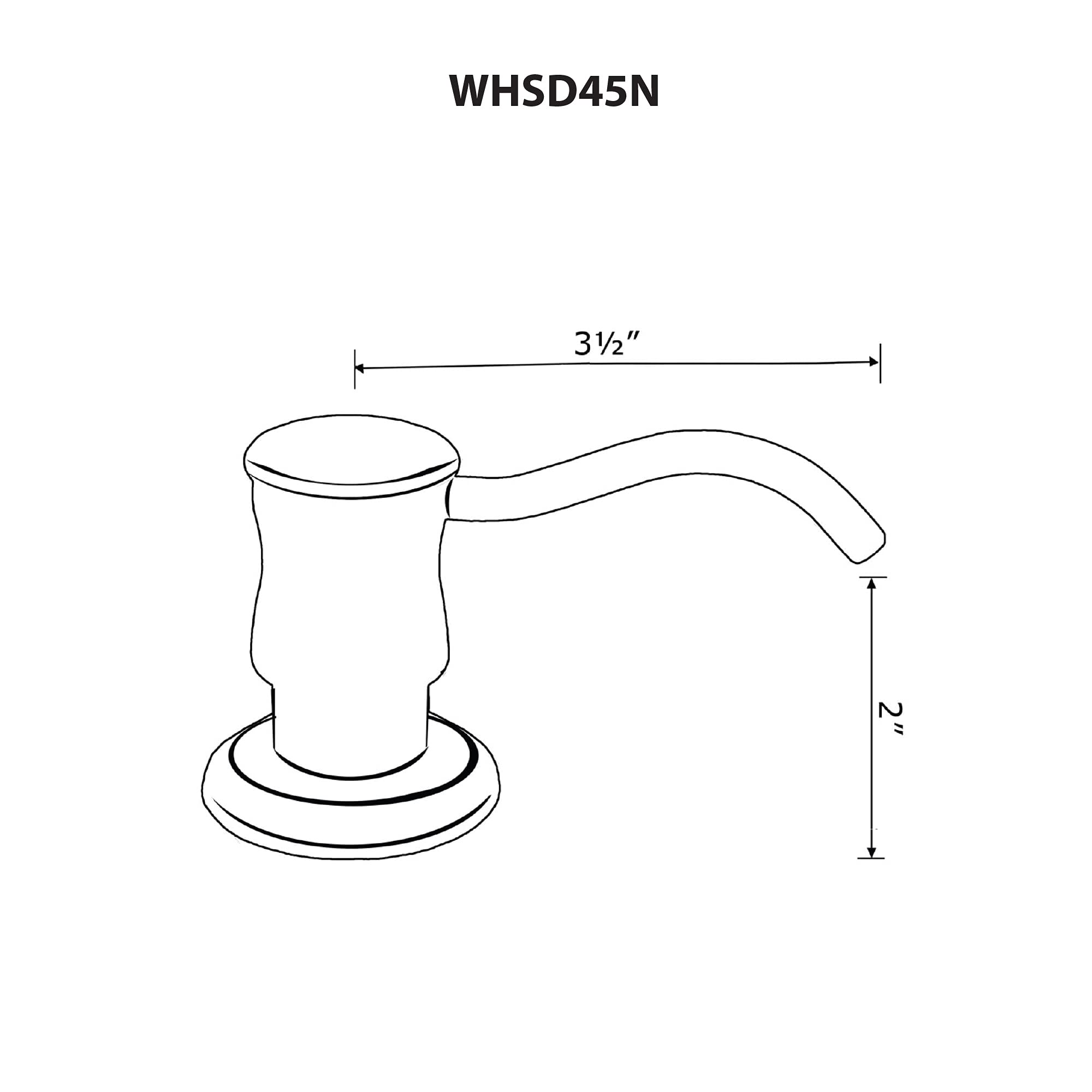 Automatic Touchless Kitchen Soap Dispenser & Lotion Dispenser - Hands-Free Liquid Soap Pump for Bathroom, Kitchen Sink - Ideal for Home, Office, Restaurant Hygiene (300ml)