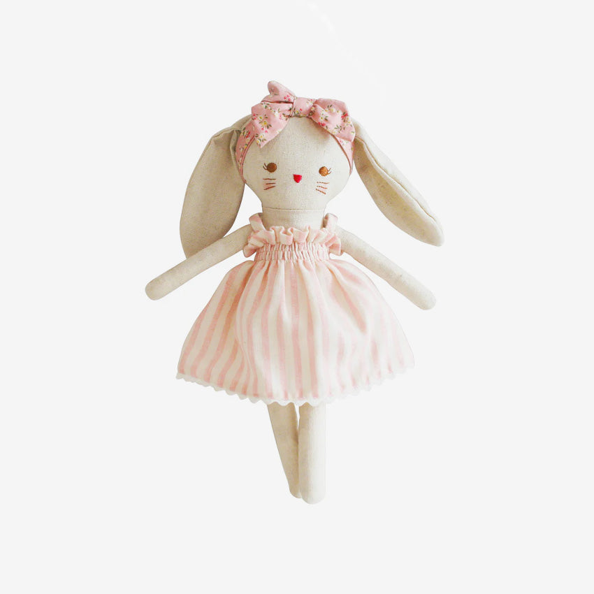 Alimrose Bopsy Bunny Plush Toy - Soft Stuffed Animal for Kids, Perfect for Cuddling, Gifts, and Nursery Decor | Ideal for Birthdays, Easter, and Baby Showers