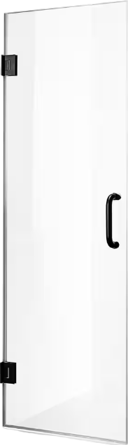Anzzi SD AZ09 02MB Fellow Frameless Hinged Shower Door - 30