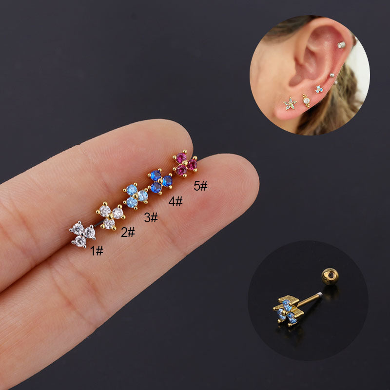20G Cartilage Tiny Stud Barbell Earrings for Women - 14K Gold Plated Stainless Steel Tragus Helix Piercing Jewelry - Perfect for Daily Wear, Parties & Gifts