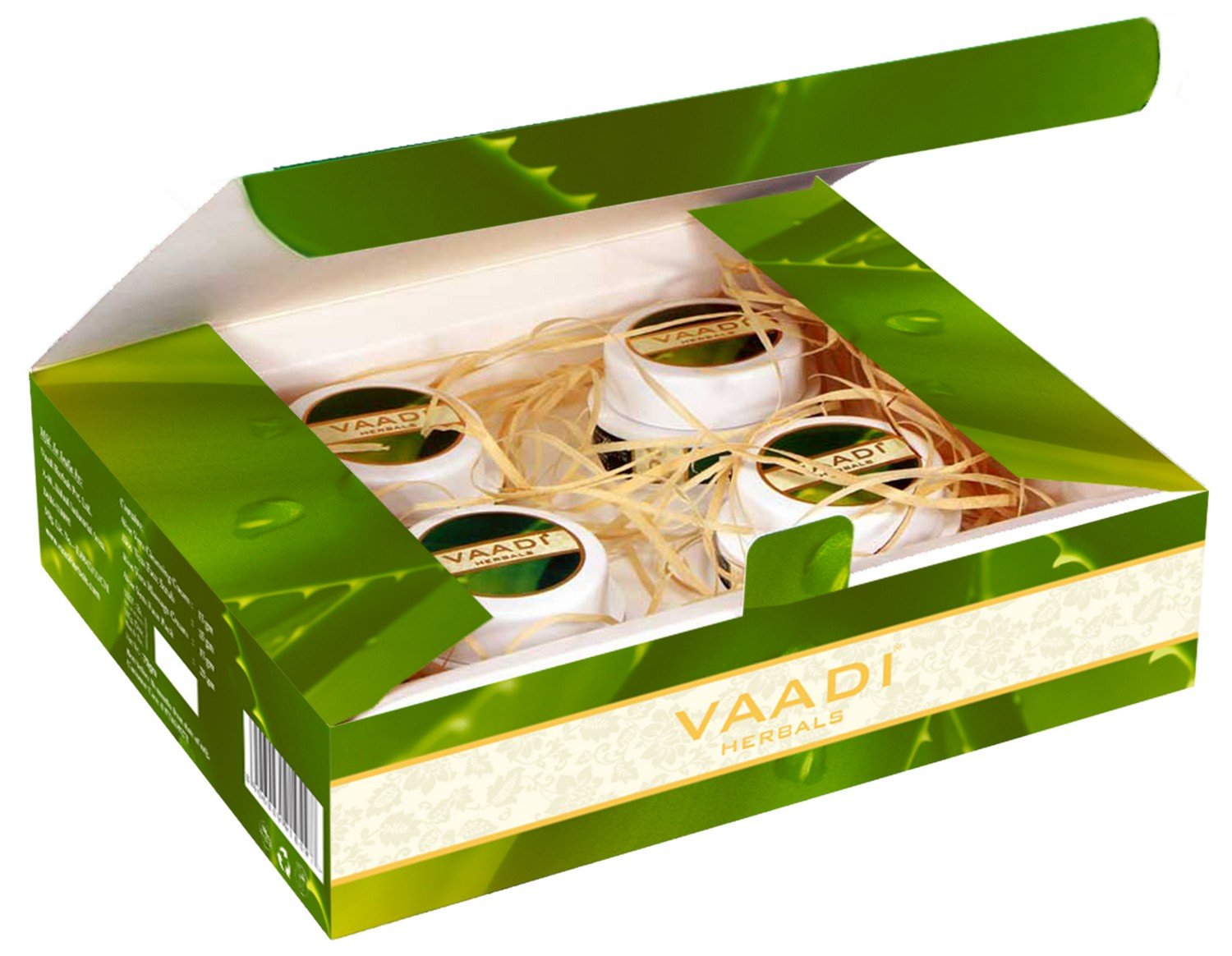 Vaadi Herbals Anti Acne Aloe Vera Facial Kit with Green Tea Extract - 70g Organic Skincare for Oily & Acne-Prone Skin - Perfect for Daily Cleansing & Blemish Control