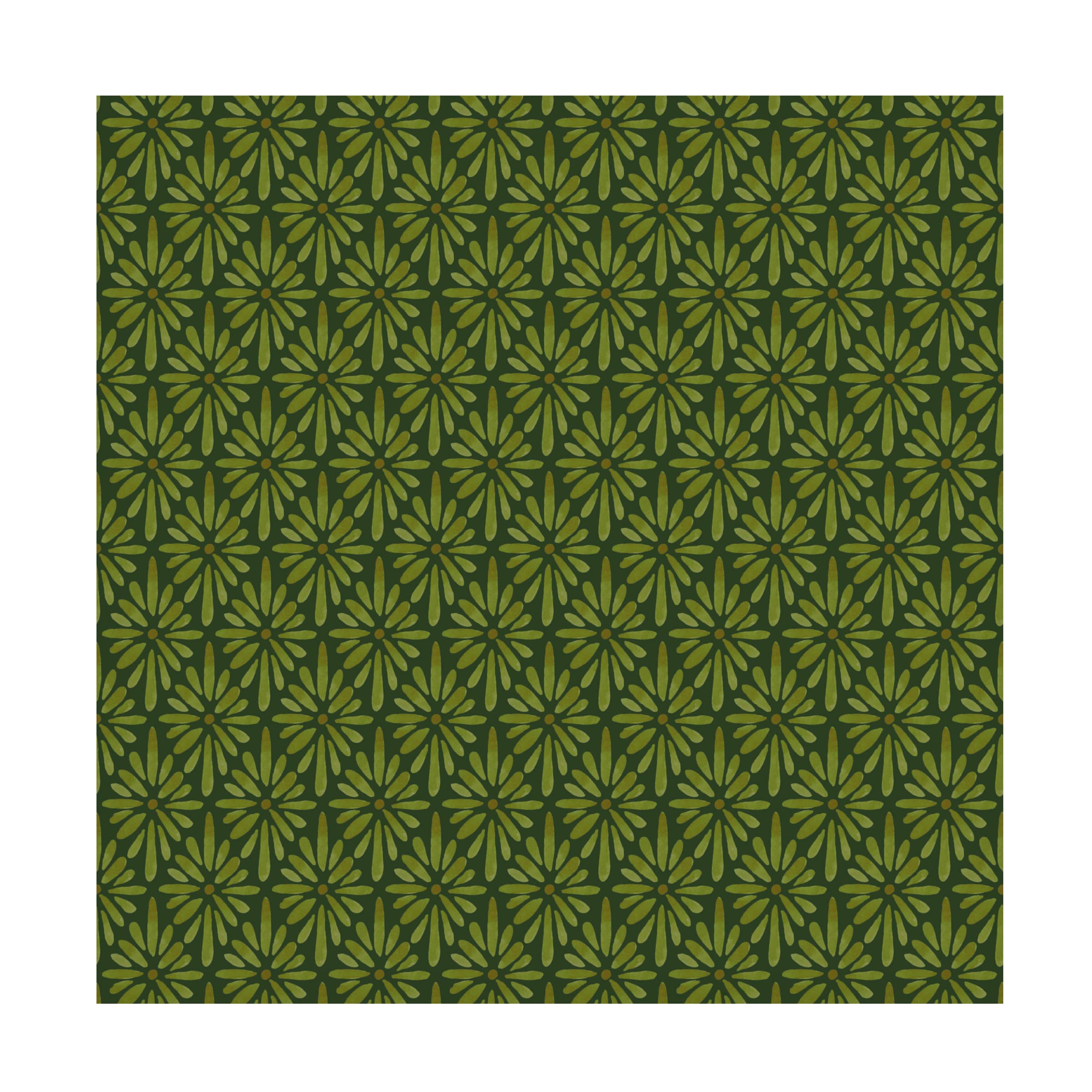 Trademark Fine Art 'Christmas Wreath Pattern' Canvas Wall Art Print by Yachal Design - Perfect for Holiday Home Decor, Living Room & Christmas Gift