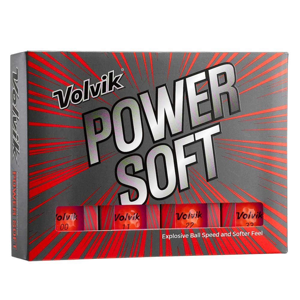 Volvik Power Soft Golf Balls - High Performance Golf Balls for Distance & Control | Perfect for Practice, Tournaments & Casual Play